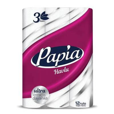 Papıa havlu 12 lı - 1