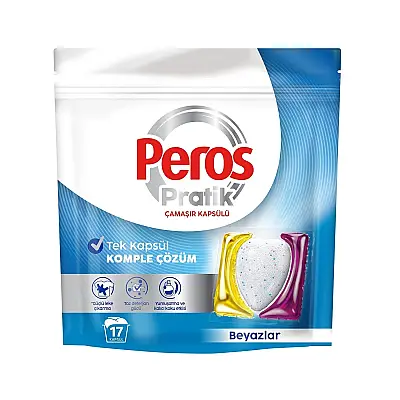 Peros kapsül çamaşır deterjanı 17 beyaz - 1