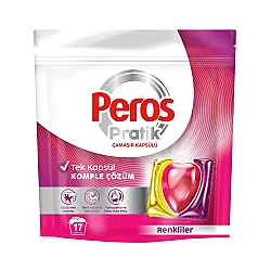 Peros kapsül çamaşır deterjanı 17 renklile