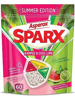 Peros sparx dıamond bulaşık kapsülü 60 lı karpuz - 1