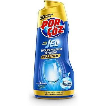 Porcoz bulasık makıne detarjanı jel 900ml - 1