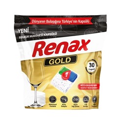 Renax bulaşık makinesi kapsül gold 30