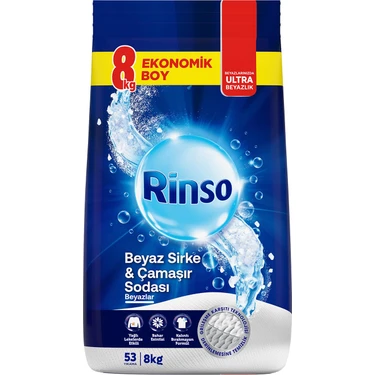 Rınso matık 8 kg beyaz sırke -soda