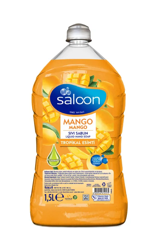 Saloon sıvı sabun 1,5 lt mango