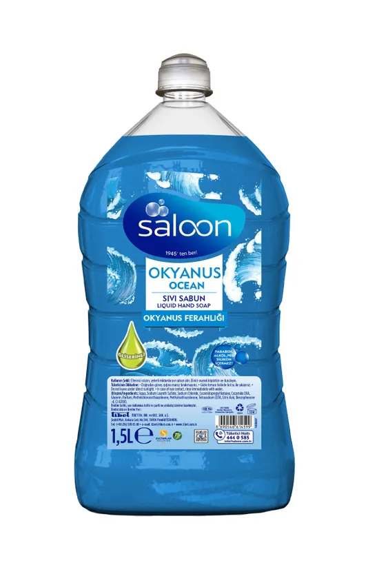 Saloon sıvı sabun 1,5 lt okyanus ferahlığı