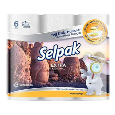 Selpak havlu 6 lı yag emıcı  - 1