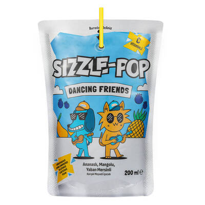 Sızzle pop ananas-mango-y.mersını 200ml - 1