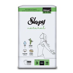 Sleepy ped super eko natural 18 li gece