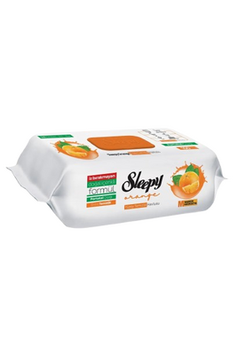Sleepy yuzey temızlık havlusu 100 lu portakal - 1