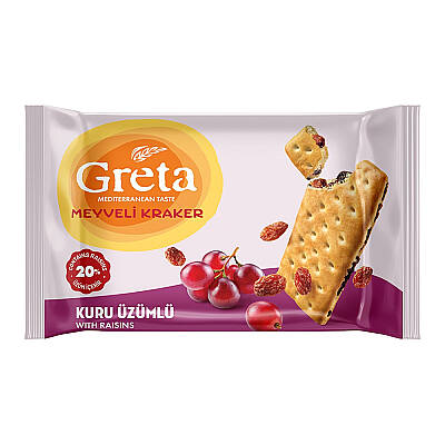 Solen greta kraker kuru uzumlu 150gr - 1