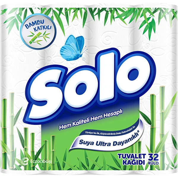 Solo tuvalet kagıdı 32 lı bambu - 1