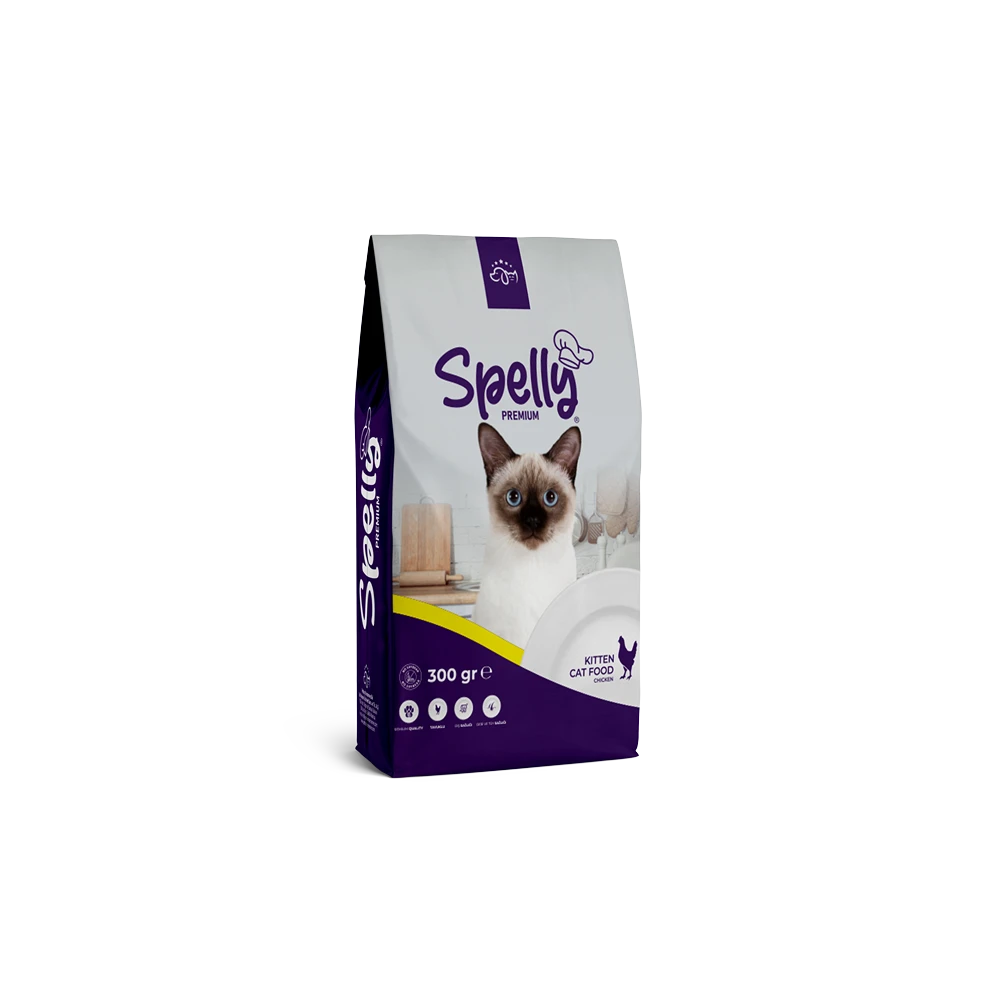 Spelly kedi mama 300 gr yavru tavuklu - 1