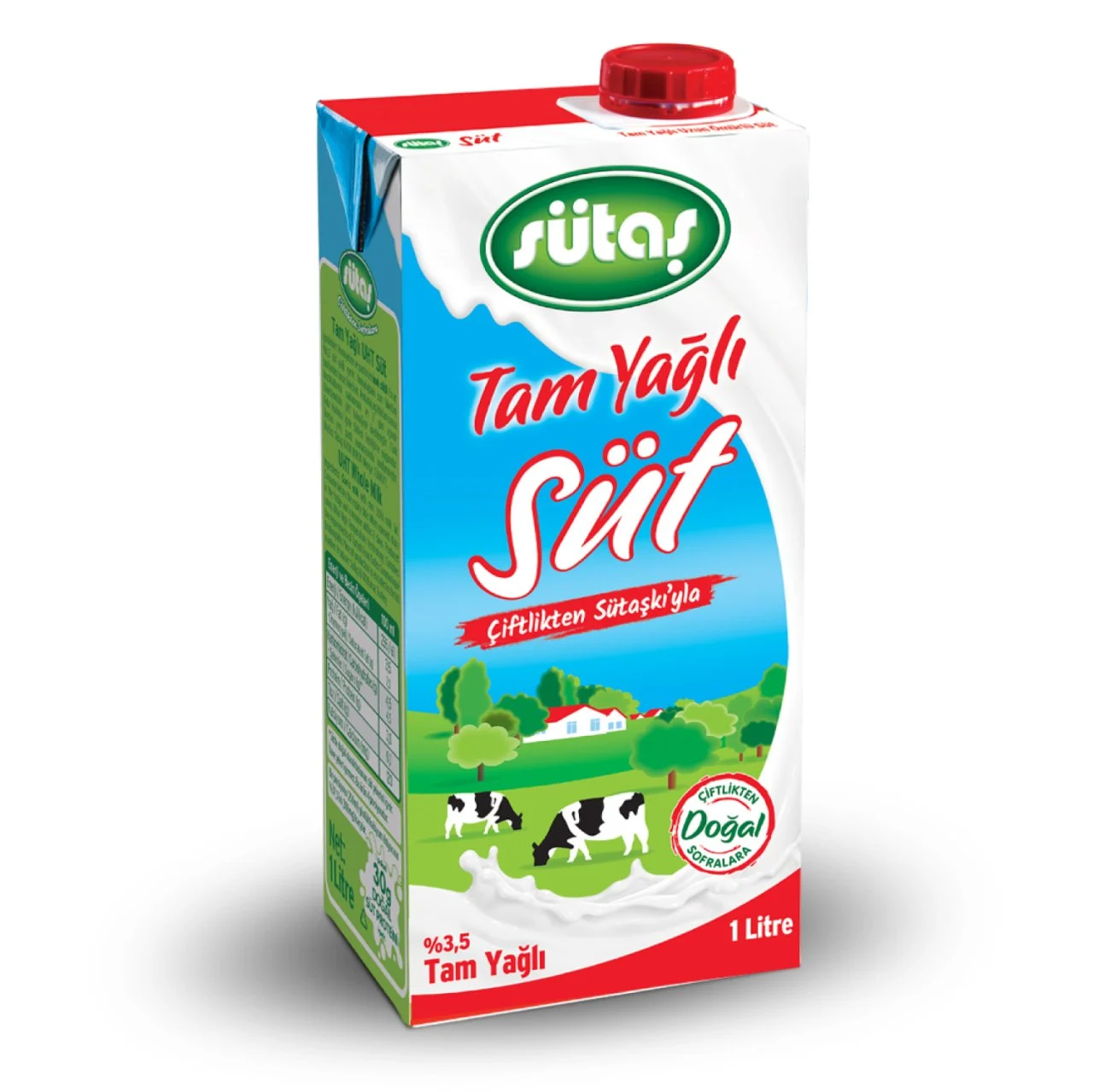 Sutas 1 lt %3,5 yaglı sut  - 1