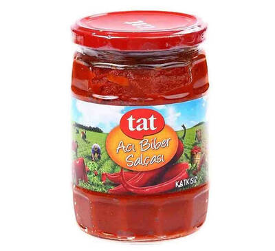 Tat bıber salcası acı cam 550gr - 1