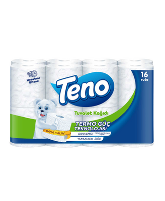 Teno tuvalet kagıdı cıft kat 16 lı - 1