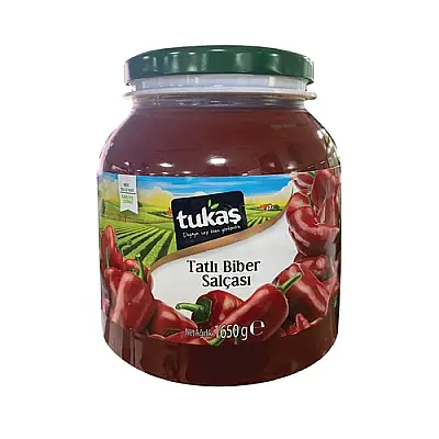 Tukas tatlı bıber salcası 1650 gr - 1