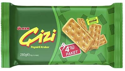 Ulker bısk cızı 280 gr 4 lu - 1