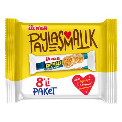Ulker bısk kremalı 8`lı 488 gr - 1