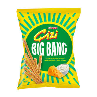 Ulker cızı bıg bang ranch cheddar mısır 50gr  - 1