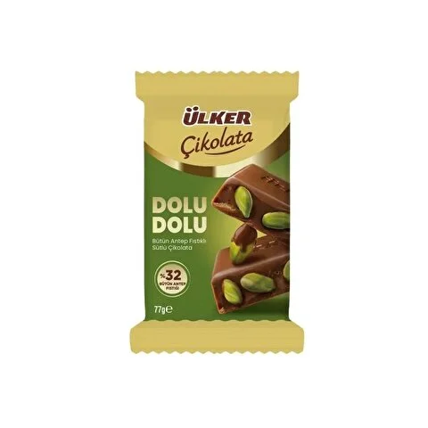 Ulker dolu dolu %32 butun ant.fıstık 77gr - 1