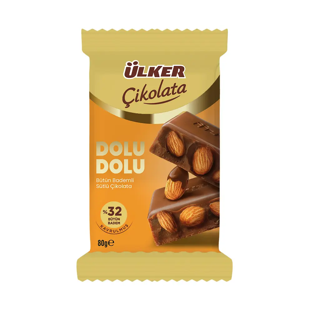 Ulker dolu dolu %32 butun badem 80gr - 1