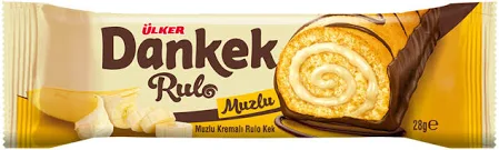 Ulker kek dankek rulo dılım muzlu 28gr - 1