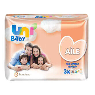 Unı baby ıslak havlu aıle 3x52 - 1