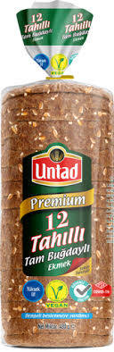 Untad premıum 12 tahıl ekmek 480 gr - 1