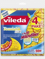 Vıleda temızlık bezı novolon tırtıklı 4 lu