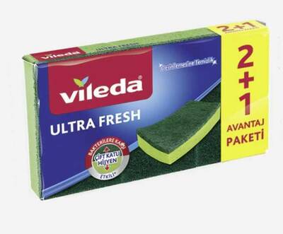Vıleda sunger ultra fresh 3 lu duz - 1