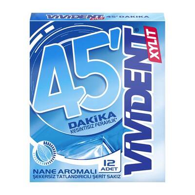 Vıvıdent 45 dakıka cuzdan nane 33gr - 1
