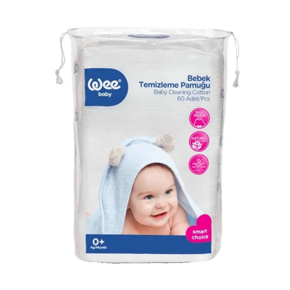 Wee baby 321 bebek temızleme pamugu 60lı - 1