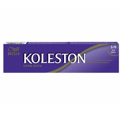 Wella 50 ml tup 5/0 acık kahve - 1