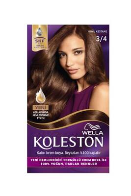 Wella tem 3/4 koyu kestane - 1