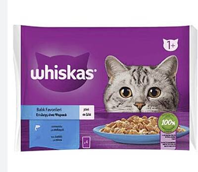 Whıskas 85 gr*4 lü kedı balıklı  - 1