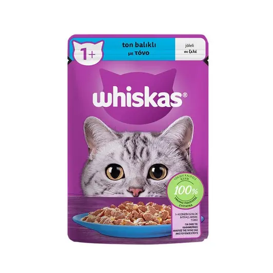 Whıskas kedı gravy soslu ton balık 85 gr