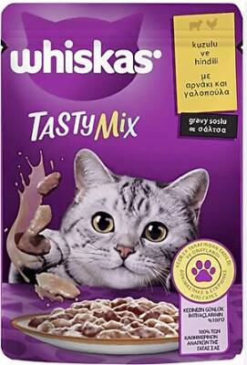 Whıskas kedı tasty mix kuzu-hindi 85 gr - 1